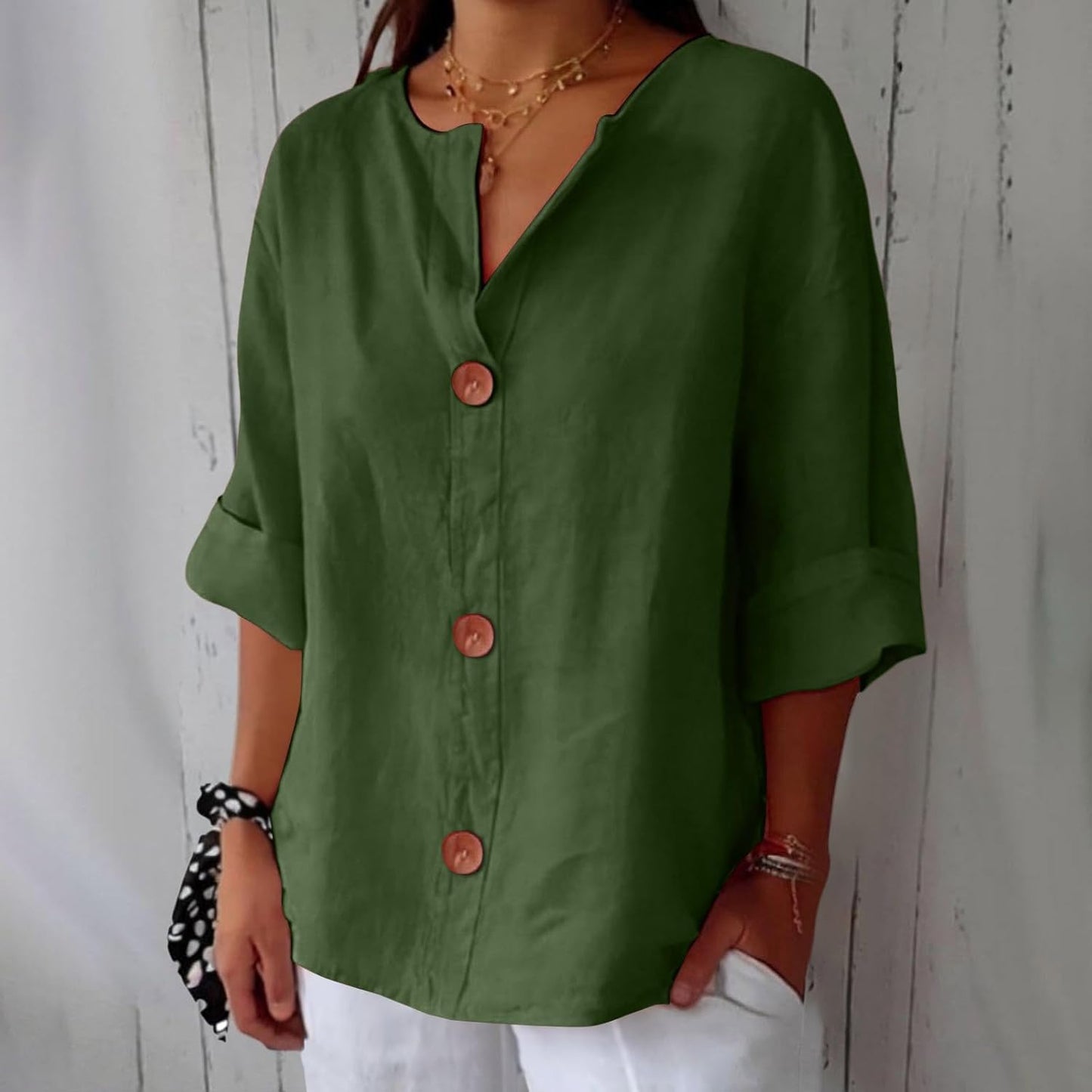 Lilly - V Neck Shirt