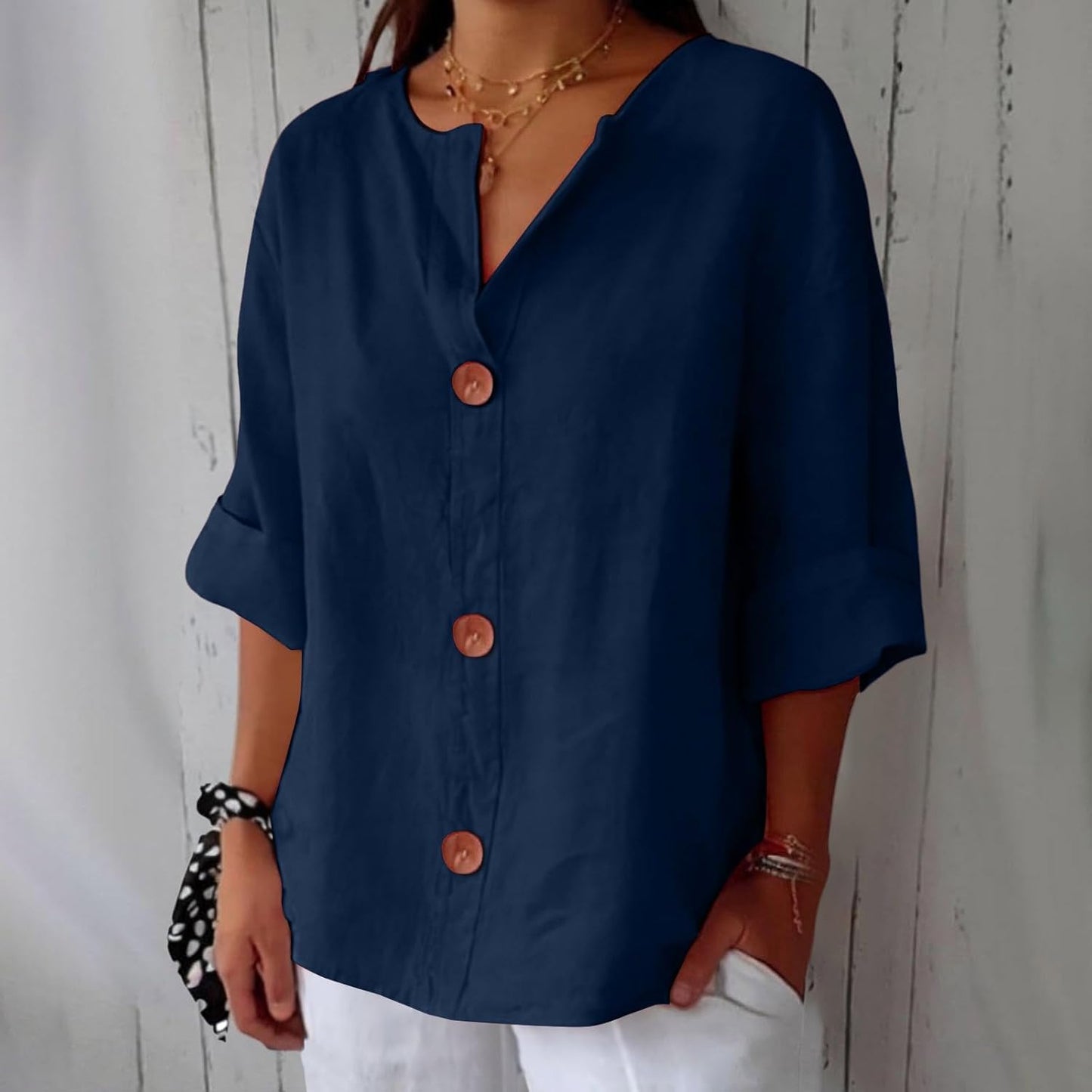 Lilly - V Neck Shirt