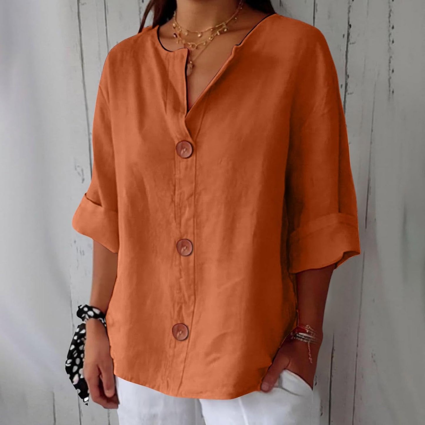 Lilly - V Neck Shirt
