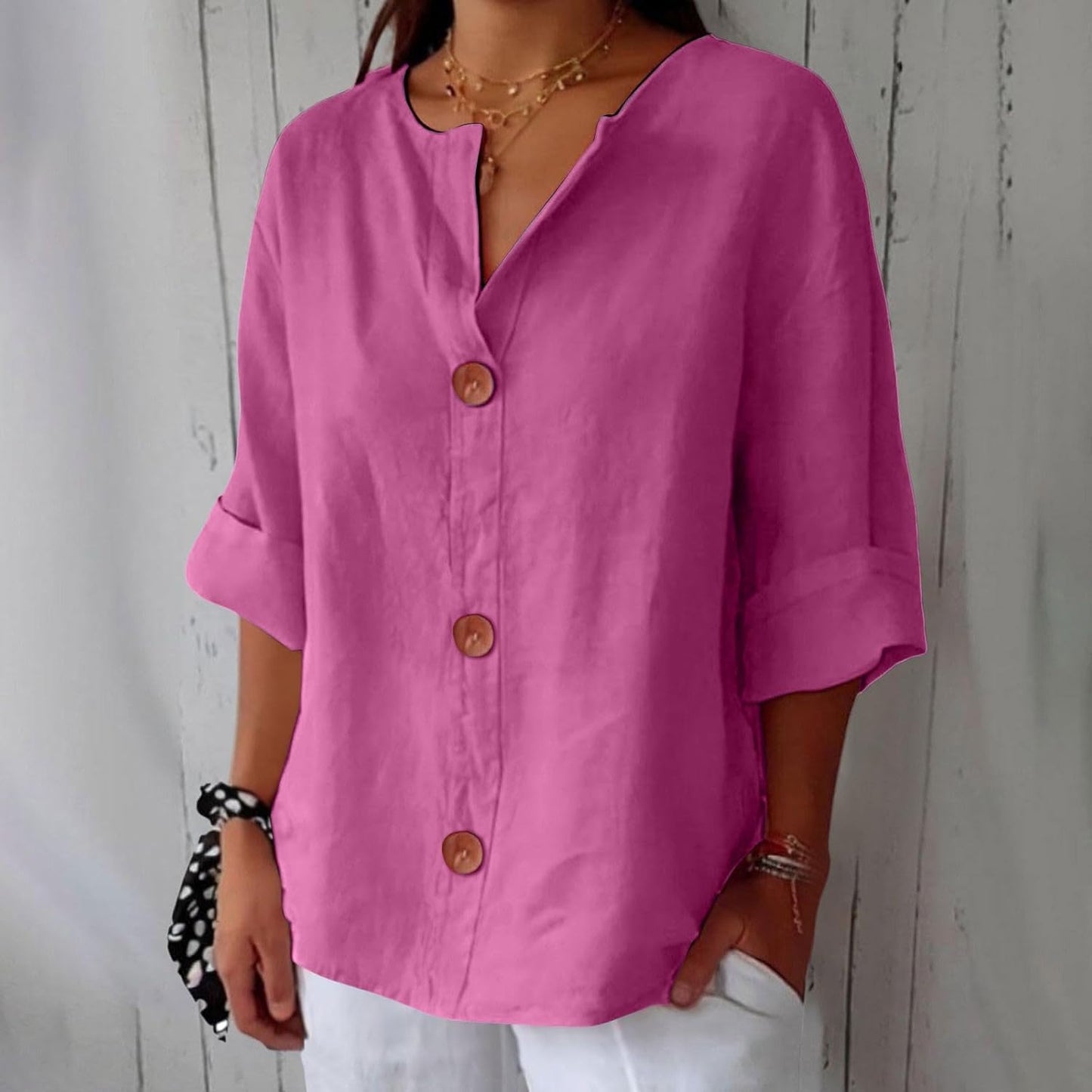Lilly - V Neck Shirt