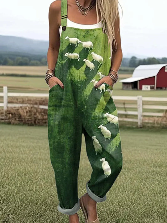 Vintage Floral Jumpsuit Women - Effortless Style & All-Day Comfort