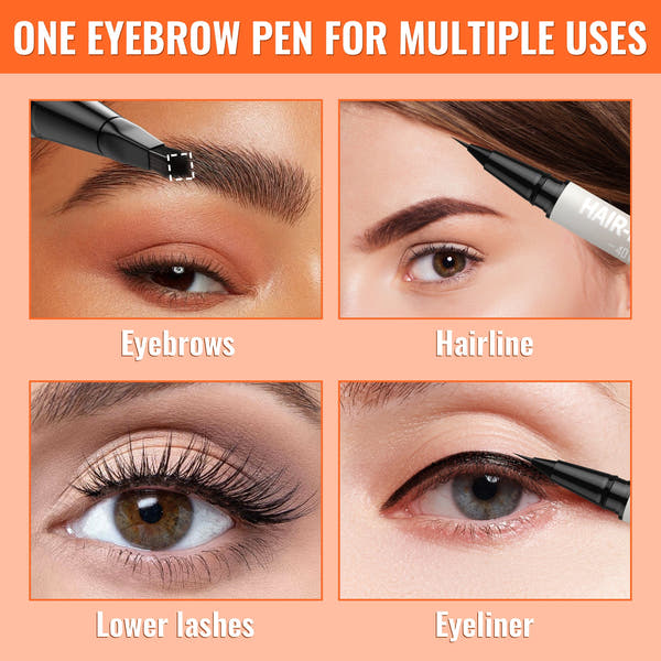 VTLFX 2-in-1 Microblading Eyebrow Pen with Square Brush