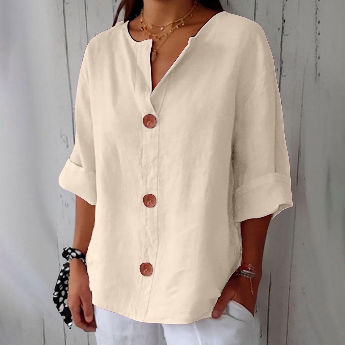 Lilly - V Neck Shirt