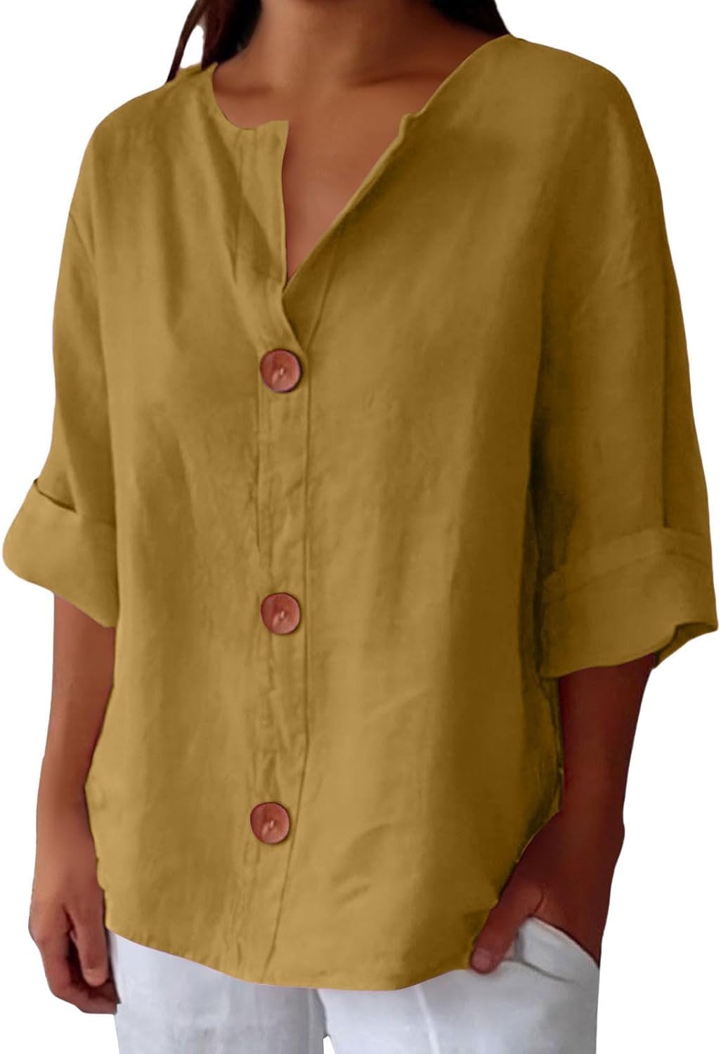 Lilly - V Neck Shirt