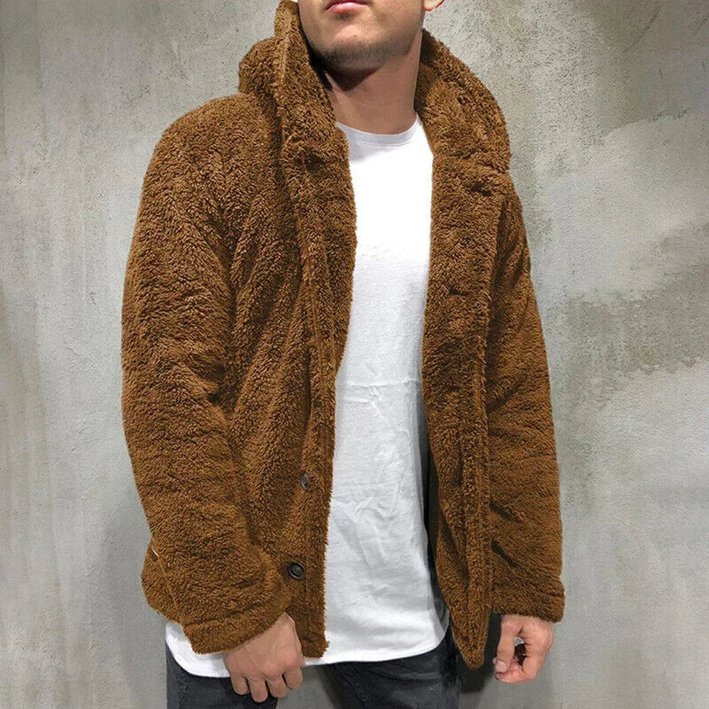 The Anderson Plush Hooded Coat