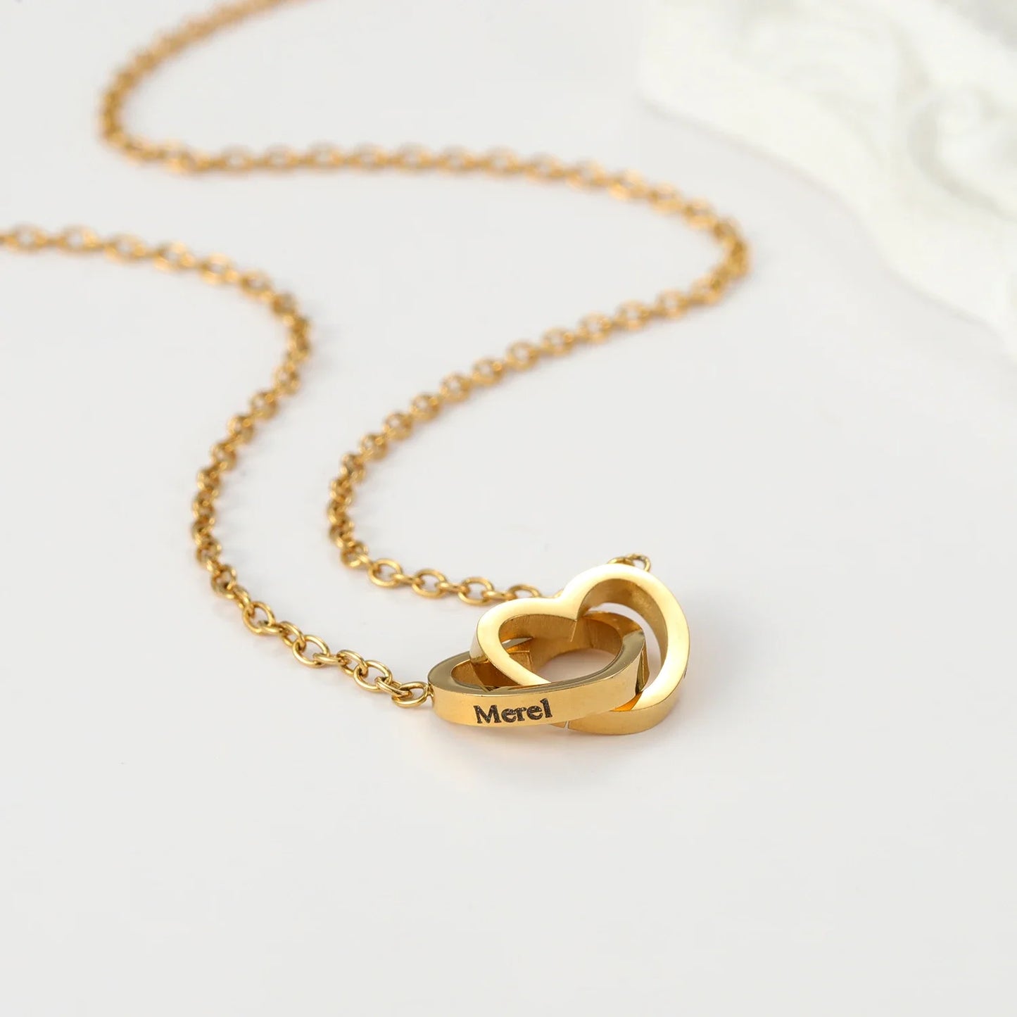 ✨ Eternal Rose Heart Necklace – “An Arrow Through The Heart”