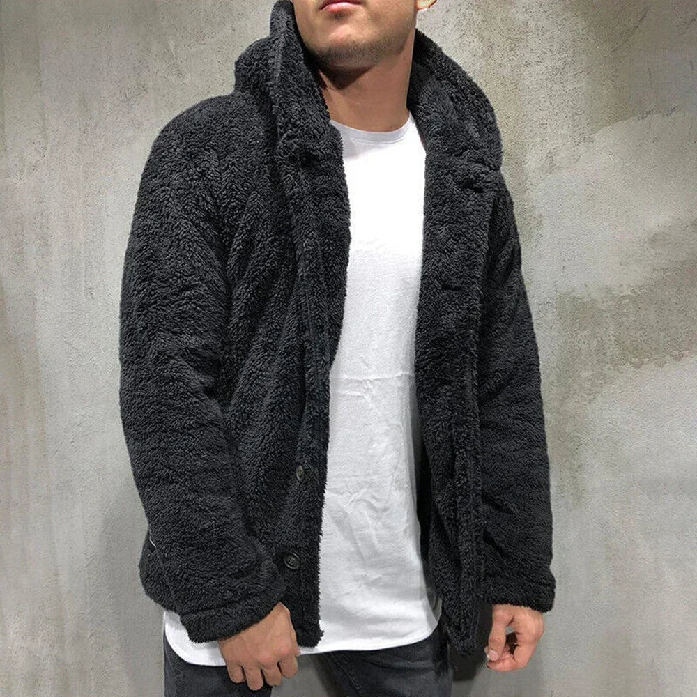 The Anderson Plush Hooded Coat
