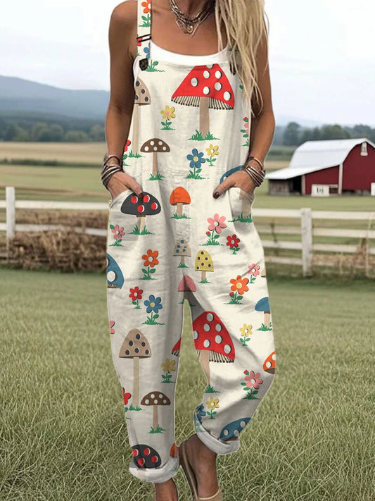 Vintage Floral Jumpsuit Women - Effortless Style & All-Day Comfort
