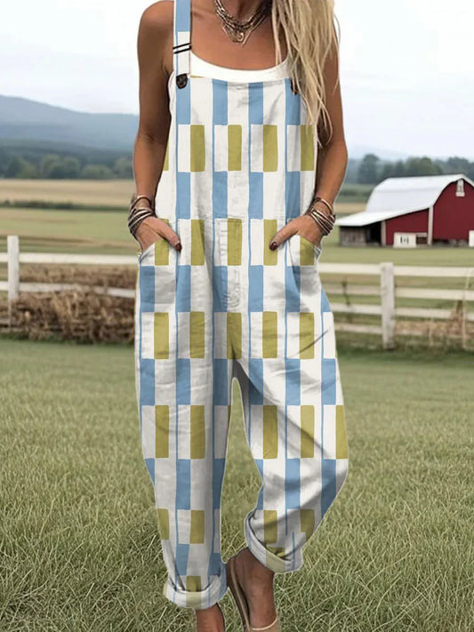 Vintage Floral Jumpsuit Women - Effortless Style & All-Day Comfort